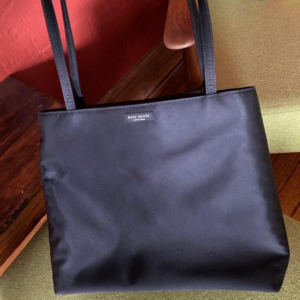 Black Satin Kate Spade Purse